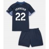 Tottenham Hotspur Brennan Johnson #22 Bortedraktsett Barn 2023-24 Kortermet (+ korte bukser)